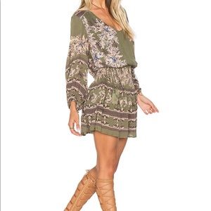 Free People Floral Mini Dress
